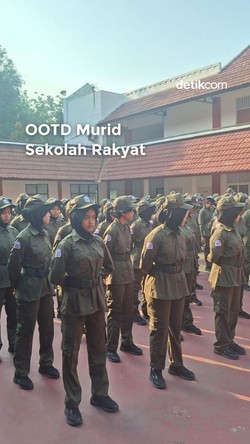 Video: Keren! Seragam Murid Sekolah Rakyat di Bekasi Ada 7 Macam