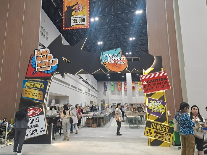 Pameran buku Big Bad Wolf di NICE PIK 2
