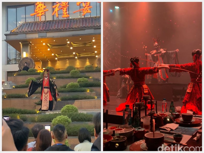 Pengalaman bersantap di restoran Hualiyan, Chongqing.