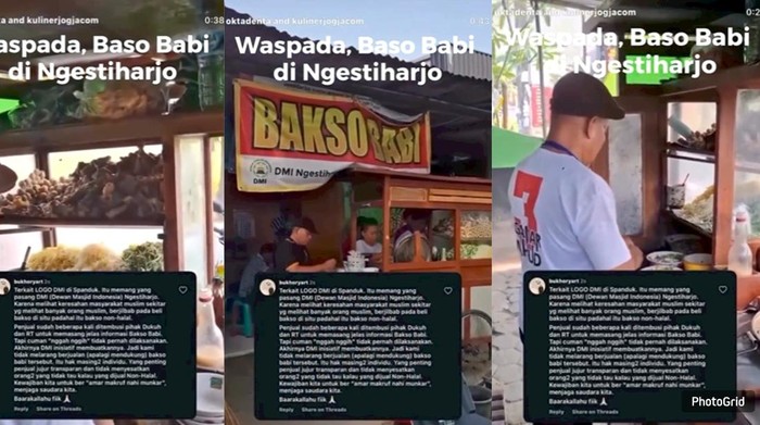 Bikin Muslim Terkecoh, Warung Bakso Ini Diberi Label Bakso Babi
