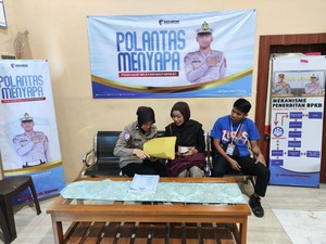 Satlantas Lamongan Dekatkan Layanan SIM-STNK Lewat Polantas Menyapa