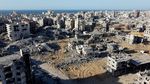 Potret dari Udara Kota yang Hancur di Gaza
