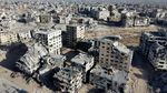 Potret dari Udara Kota yang Hancur di Gaza