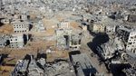 Potret dari Udara Kota yang Hancur di Gaza
