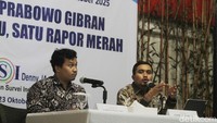 Dari enam bidang yang dinilai, lima mendapat rapor biru, sementara sektor ekonomi menjadi satu-satunya yang tertinggal, mencerminkan beban kegelisahan masyarakat terhadap harga dan lapangan kerja.