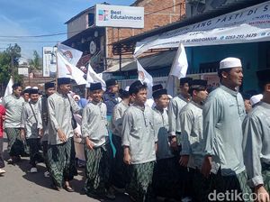 Pawai Ribuan Santri di Cianjur, Sejumlah Jalan Protokol Ditutup Sementara