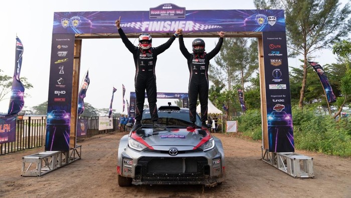 ryan nirwan Toyota Gazoo Racing Indonesia GR Yaris Rally2 kejurnas Sprint Rally 2025