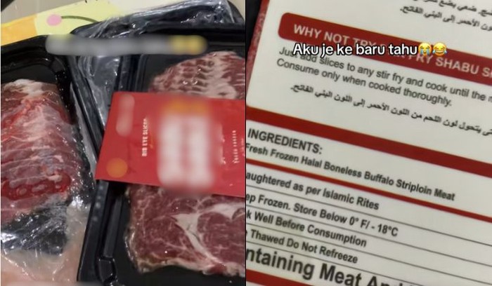 Bukan Sapi, Netizen Kaget Daging Shabu-shabu Ternyata dari Kerbau