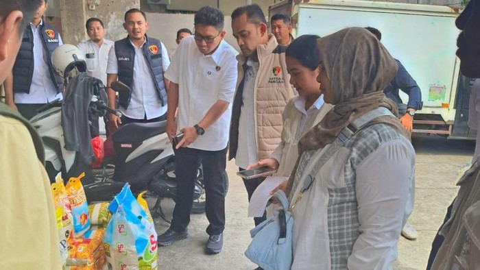 Satgas Pengendalian Harga Beras Provinsi Lampung sidak pasar.