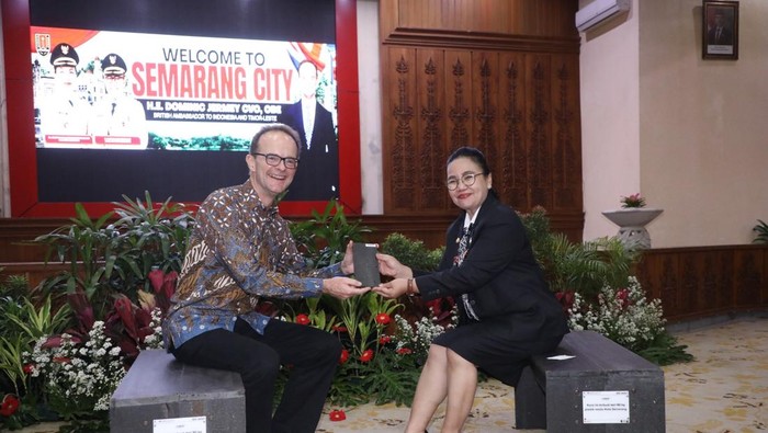 Terima Dubes Inggris, Walkot Semarang Bahas Inovasi Lokal-Penanganan Banjir