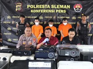 Maling Spesialis Sekolah Dibekuk, 3 Bulan Bobol 15 SD-SMP di Sleman