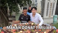 Selain mie instan dan batagor, Willie pernah menolong followersnya dengan membuat tantangan makan donat sebanyak mungkin.  Foto: Instagram @willie27_