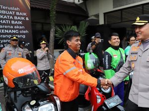 Sinergi Polresta Malang Kota dengan Ojol Jaga Kamtibmas