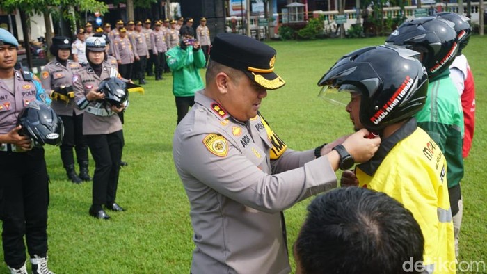 Apel Ojol bersama Polres Jombang Apel Ojol bersama Polres Jombang