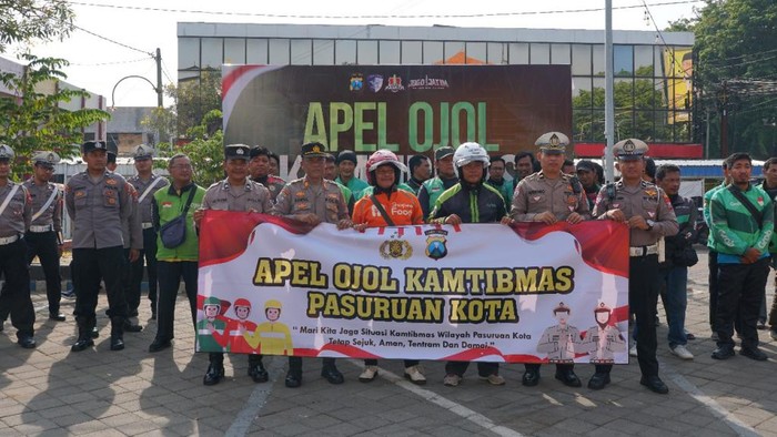 Satlantas Polres Pasuruan Kota Gandeng Ojol Jadi Mitra Strategis