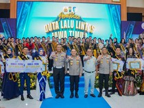 Puluhan Pemuda Ikuti Duta Lalu Lintas, Ditlantas Polda Jatim