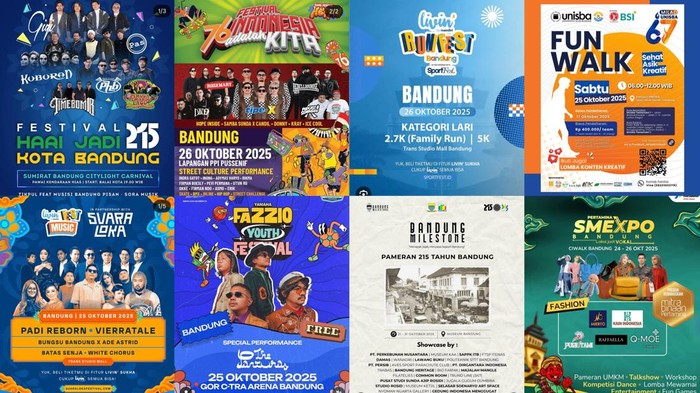 Event Kota Bandung 25-26 Oktober 2025