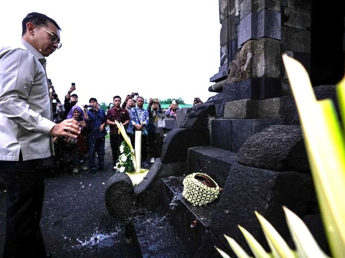 Fadli Zon Sebut Pemugaran Candi Perwara Wujud Pelestarian Budaya