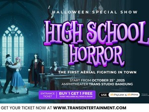 Halloween Seru Nonton Highschool Horror di Trans Studio Bandung