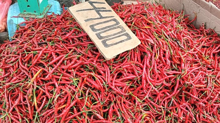 Harga cabai merah di Kota Palembang