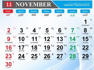 Cek Cuti Bersama Libur Nasional November 2025, Adakah Tanggal Merah?