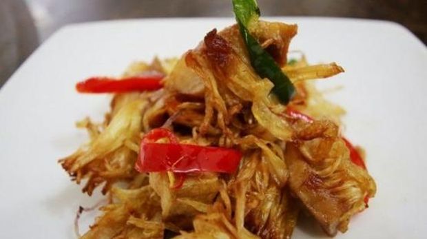 Kuliner mandai atau dami khas Kalimantan. Kuliner mandai atau dami khas Kalimantan.