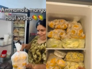 Saking Doyannya, Isi Kulkas Nenek Ini Buah Mangga Semua!