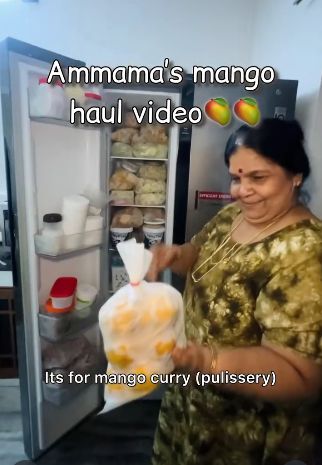 Mangga nenek di kulkas