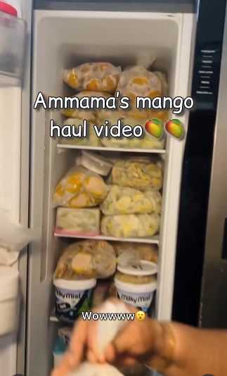 Mangga nenek di kulkas
