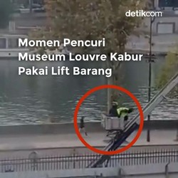 Terungkap Video Momen 2 Pencuri Museum Louvre Curi Perhiasan Rp 1,9 T