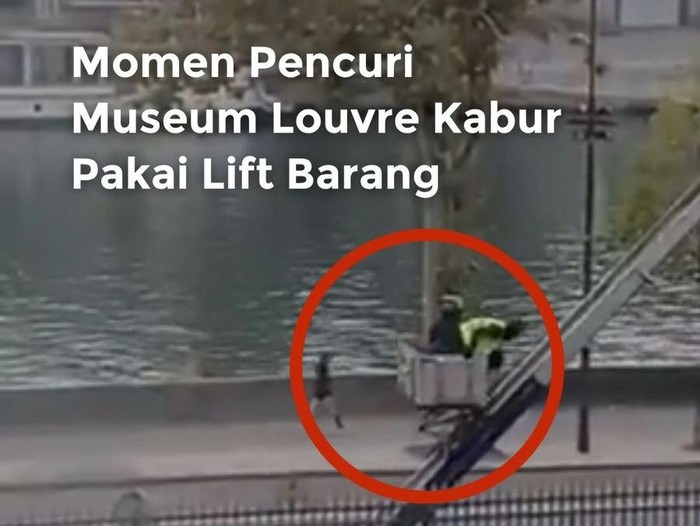 Pencuri Museum Louvre Kabur Pakai Lift Barang Pencuri Museum Louvre Kabur Pakai Lift Barang