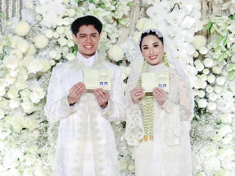 Foto: Magisha, Putri Erick Tohir Menikah dengan Bos Teknologi Pakai Adat Lampung