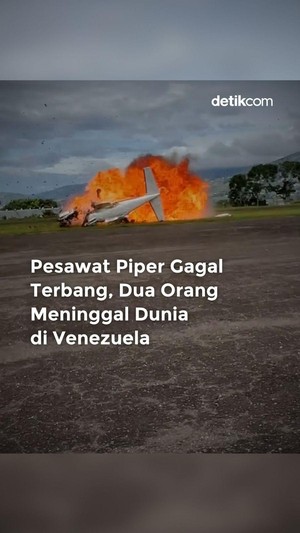 Video: Pesawat Piper Gagal Terbang, 2 Orang Tewas di Venezuela