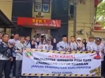 PGRI Palembang Dampingi Guru SMKN 7 Buat Laporan ke Polda Sumsel