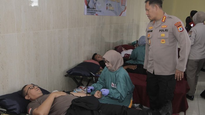 Polda Kalsel Gelar Aksi Donor Darah