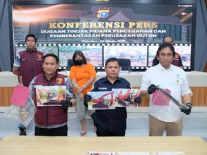 Polda Riau Tangkap Pembuka Lahan Ilegal di Hutan Konservasi Bengkalis