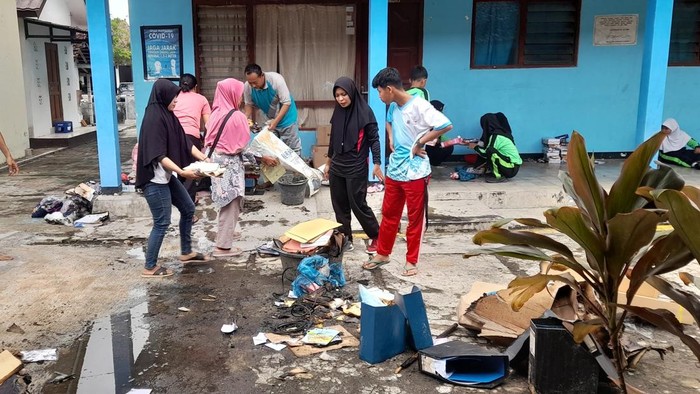 Ruangan arsip Sekolah Luar Biasa (SLB) Bakti Putra, Melikan, Ngawis, Karangmojo, Gunungkidul yang terbakar, Jumat (24/10/2025). Ruangan arsip Sekolah Luar Biasa (SLB) Bakti Putra, Melikan, Ngawis, Karangmojo, Gunungkidul yang terbakar, Jumat (24/10/2025).