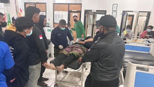Warga bernama Yohanes Jon (52) dalam kondisi tak bernyawa di RSUD Ruteng, Manggarai Barat, NTT, Kamis (23/10/2025) malam