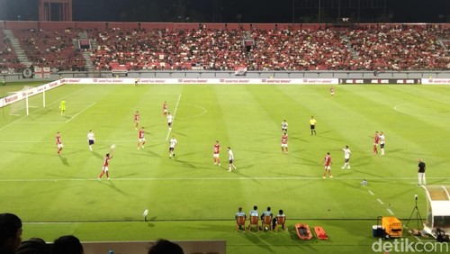 Bali United gagal meraih 3 poin setelah bermain imbang 0-0 dengan Persita Tangerang di Stadion Kapten I Wayan Dipta, Gianyar, Sabtu (25/10/2025). (Krisna Pradipta)