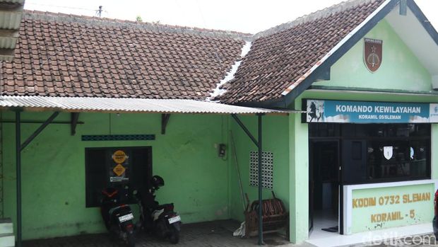 Bekas Stasiun Beran, Sleman, yang kini menjadi markas Koramil. Foto diunggah Sabtu (25/10/2025). Bekas Stasiun Beran, Sleman, yang kini menjadi markas Koramil. Foto diunggah Sabtu (25/10/2025).