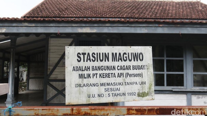Bekas Stasiun Maguwo, Sleman, yang kini sudah tidak menjadi pemberhentian kereta api. Foto diunggah Sabtu (25/10/2025). Bekas Stasiun Maguwo, Sleman, yang kini sudah tidak menjadi pemberhentian kereta api. Foto diunggah Sabtu (25/10/2025).