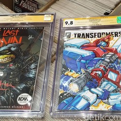 Berburu Cover Komik Langka Ninja Turtle-Transformer, Dijual hingga Puluhan Juta Berburu Cover Komik Langka Ninja Turtle-Transformer, Dijual hingga Puluhan Juta