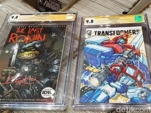 Berburu Cover Komik Langka Ninja Turtle-Transformer, Dijual hingga Puluhan Juta