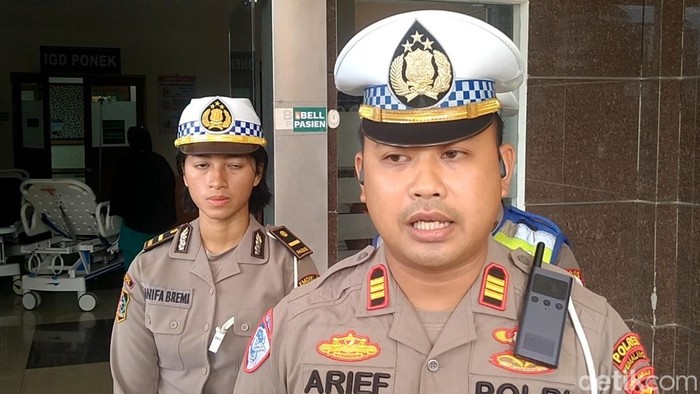 Kasat Lantas Polres Pemalang AKP Arief Wiranto Kasat Lantas Polres Pemalang, AKP Arief Wiranto, ditemui di RSI Siaga Medika Pemalang, Sabtu (25/10/2025).