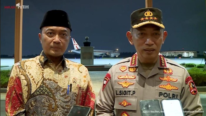 Mensesneg Prasetyo Hadi dan Kapolri Jenderal Listyo Sigit Prabowo Mensesneg Prasetyo Hadi dan Kapolri Jenderal Listyo Sigit Prabowo