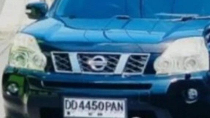 Mobil Nissan X-Trail milik Wabup Bulukumba Andi Edy Manaf yang viral disebut memakai pelat palsu DD 4450 PAN.