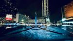 Monas hingga Borobudur Berwarna Biru Peringati Hari PBB