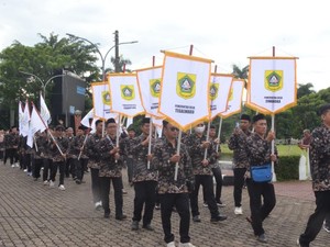 Peserta dari 40 Kecamatan Ikuti Pawai Taaruf MTQ Ke-47 Kabupaten Bogor