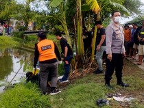 Geger Mayat Lelaki Asal Grobogan Mengambang di Kali Gempol Indramayu