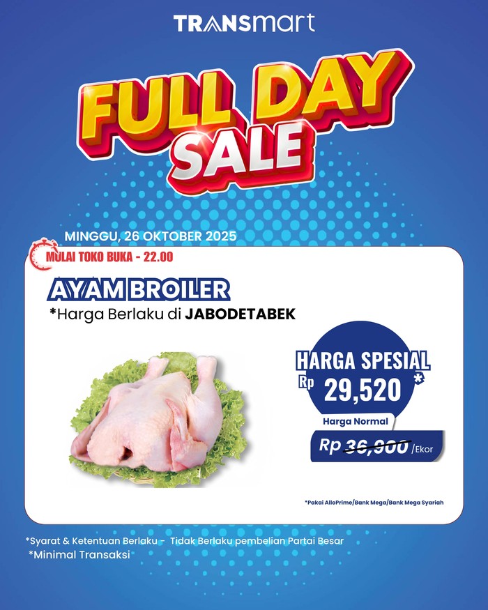 Transmart full day sale Transmart full day sale